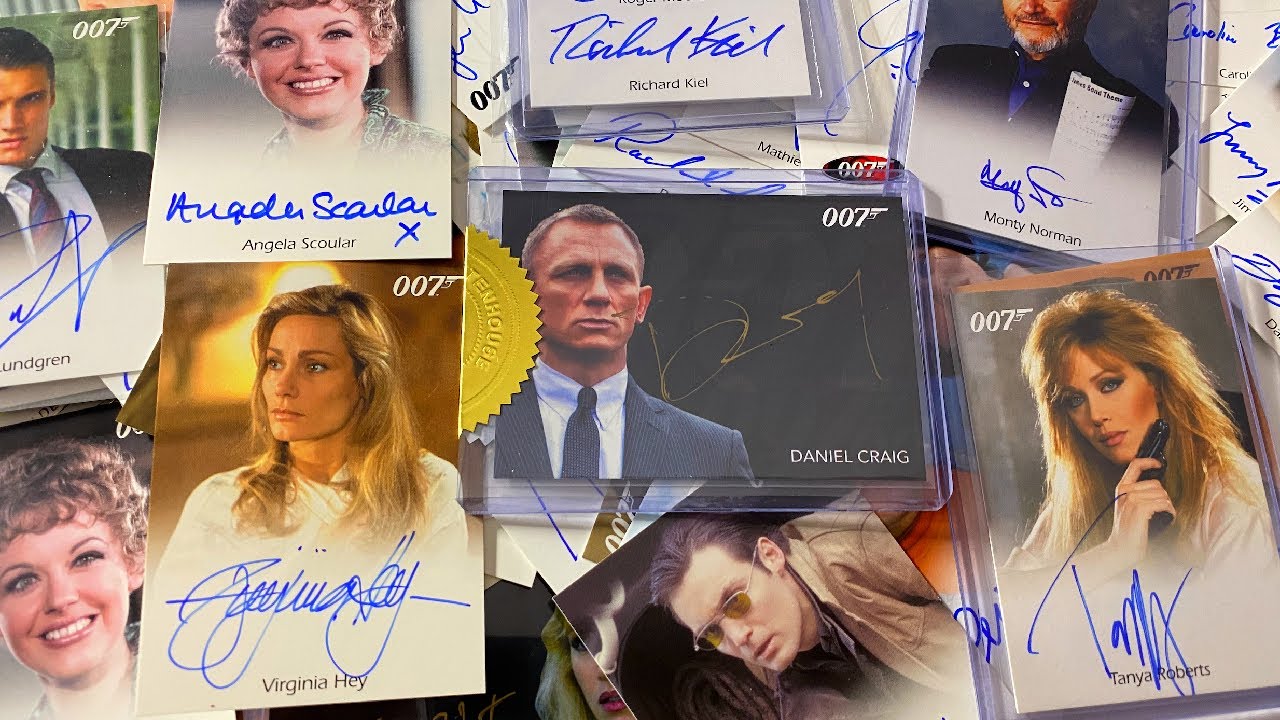 Revealing My James Bond Autograph Card Collection