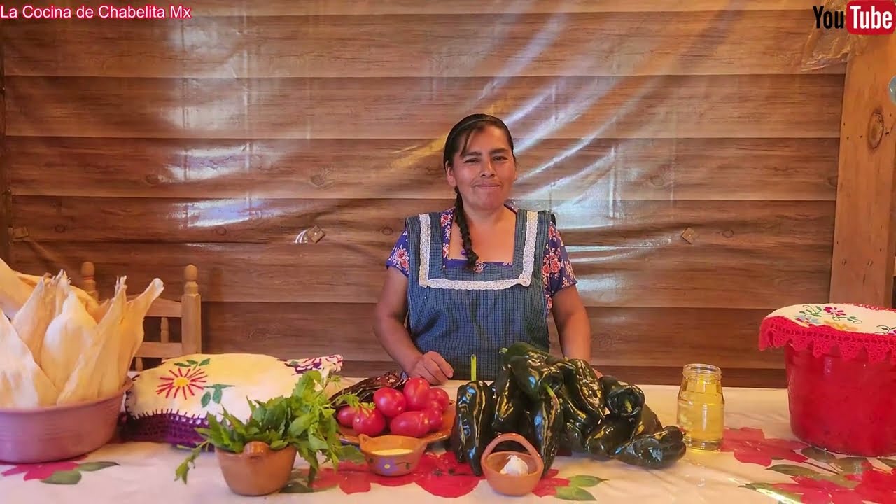 ✅️😃 Asi preparo ricos tamales de chile poblano con quesillo 