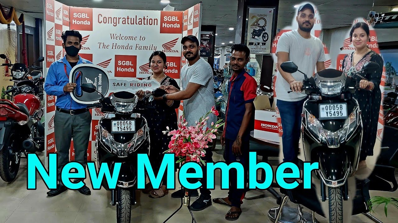 Sweety's new Activa 🏍 || New Bike @somsodiavlog #bike #activa