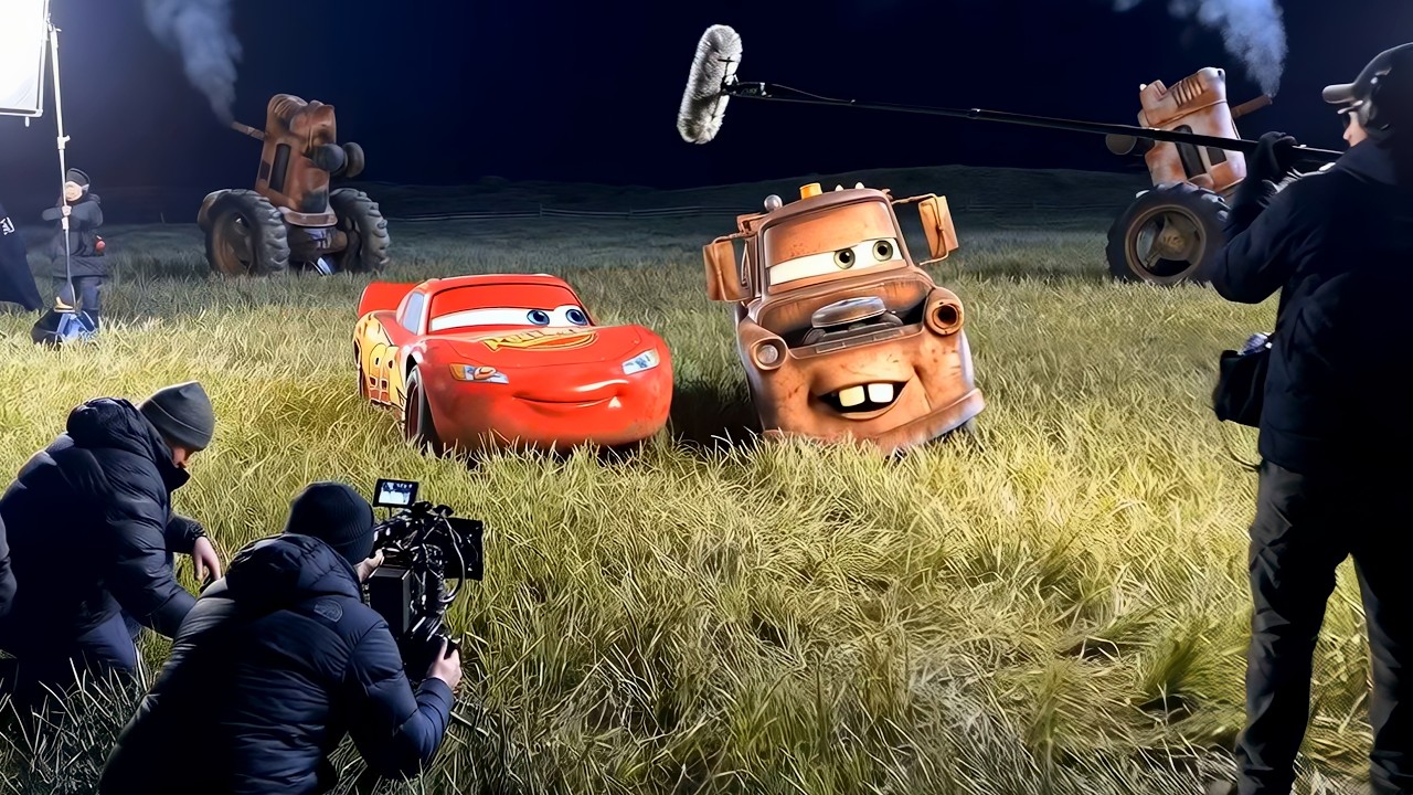 Cars Filmed in Real Life! Behind the Scenes 🚗🎬