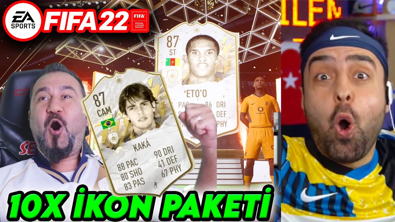 KAKA'MIZ GELDİ! DEV İKON PAKETİ AÇILIMI X10! | ÜMİDİYLE FIFA 22 İKON PAKETLERİ AÇIYORUZ!
