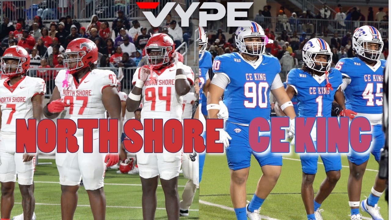 Week 10 TXHSFB Game Highlights | North Shore Mustangs vs C.E. King Panthers
