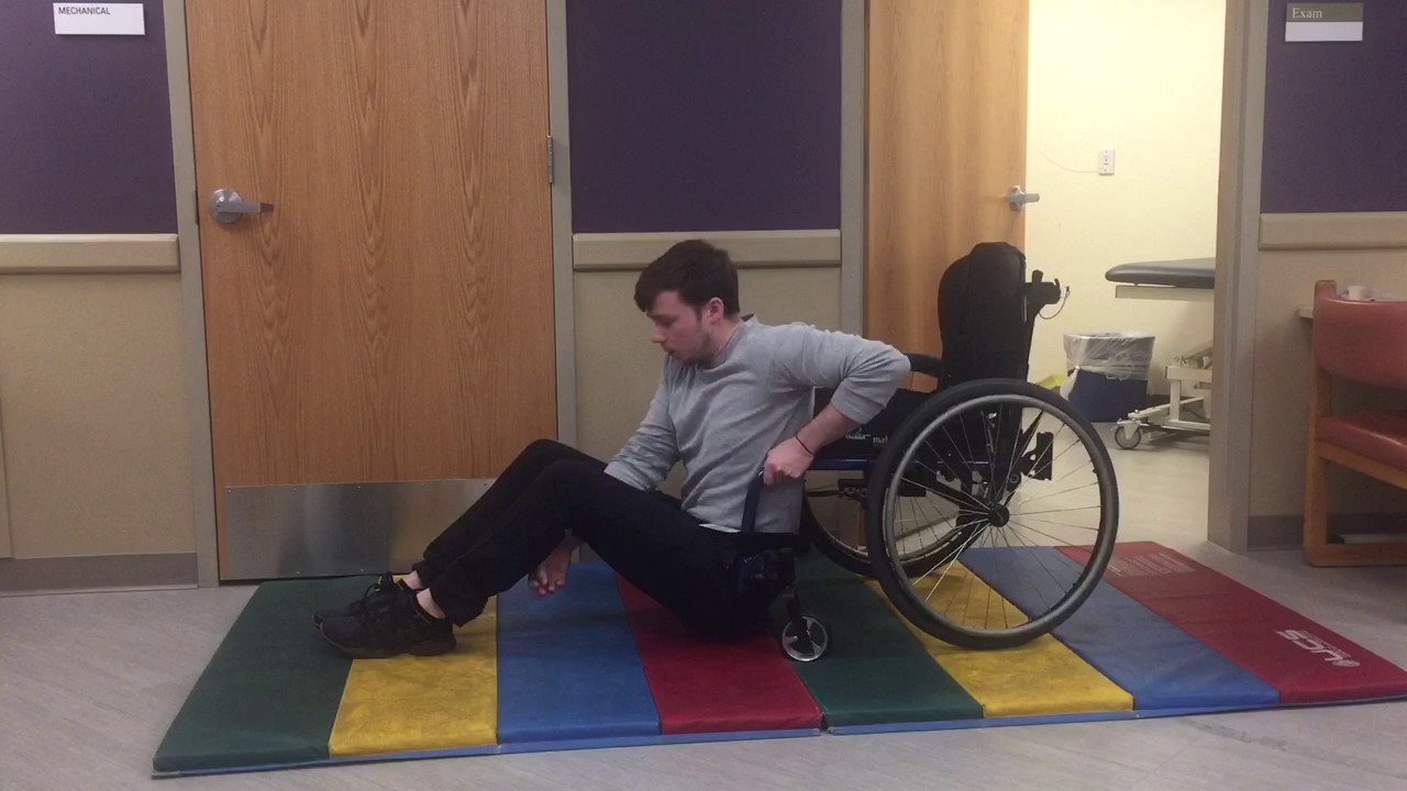 Posterior Approach for Floor to Wheelchair Transfer