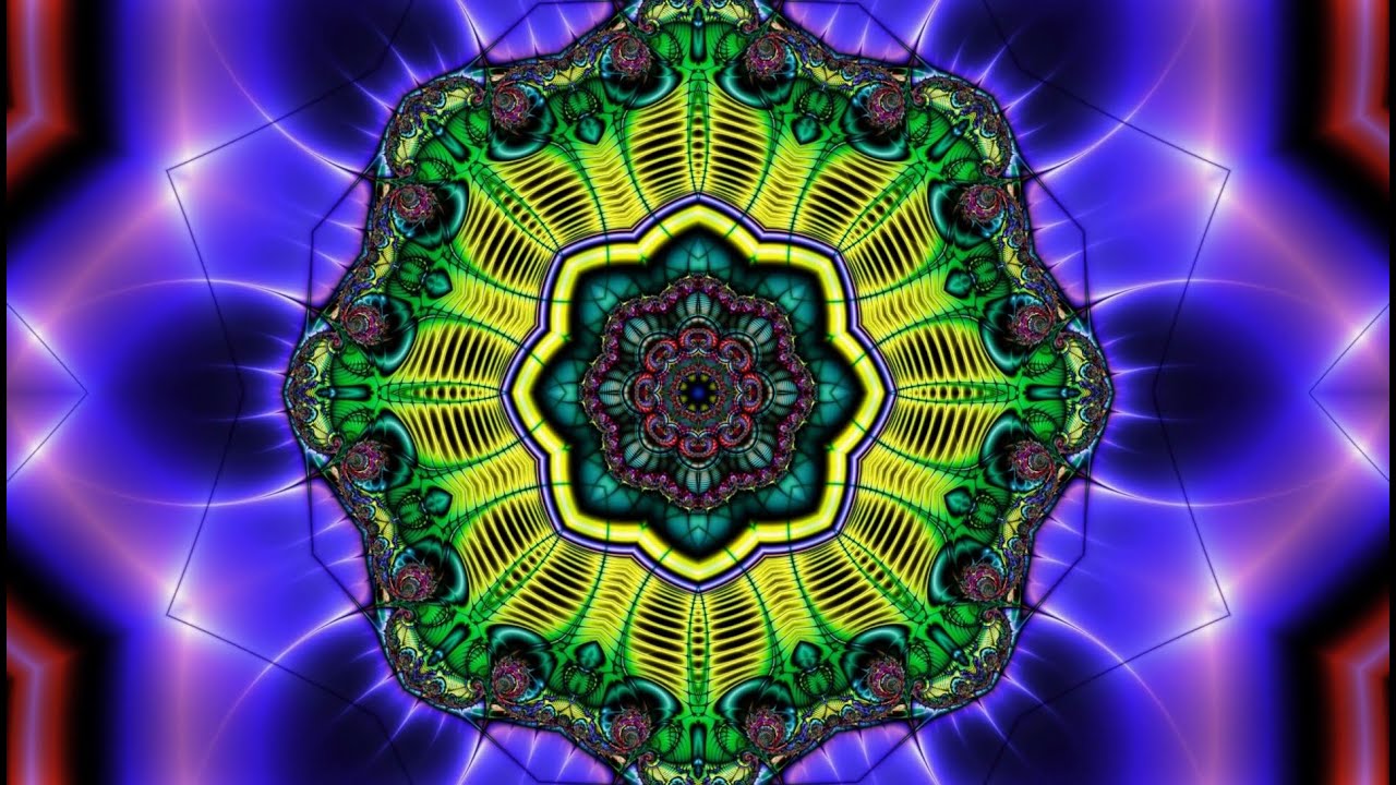 Kaleidoscope Fractal Meditation, Kaleidoscope Background, Visual Relaxation, Mind Movie ❊0001