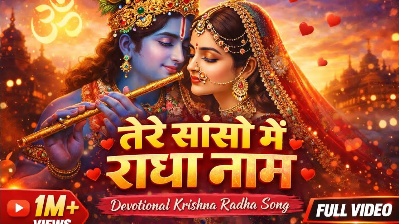 Mere sanso mein radha naam/मेरे सांसों में राधा नाम / radha rani bhajan/heart touching bhajan#vedio