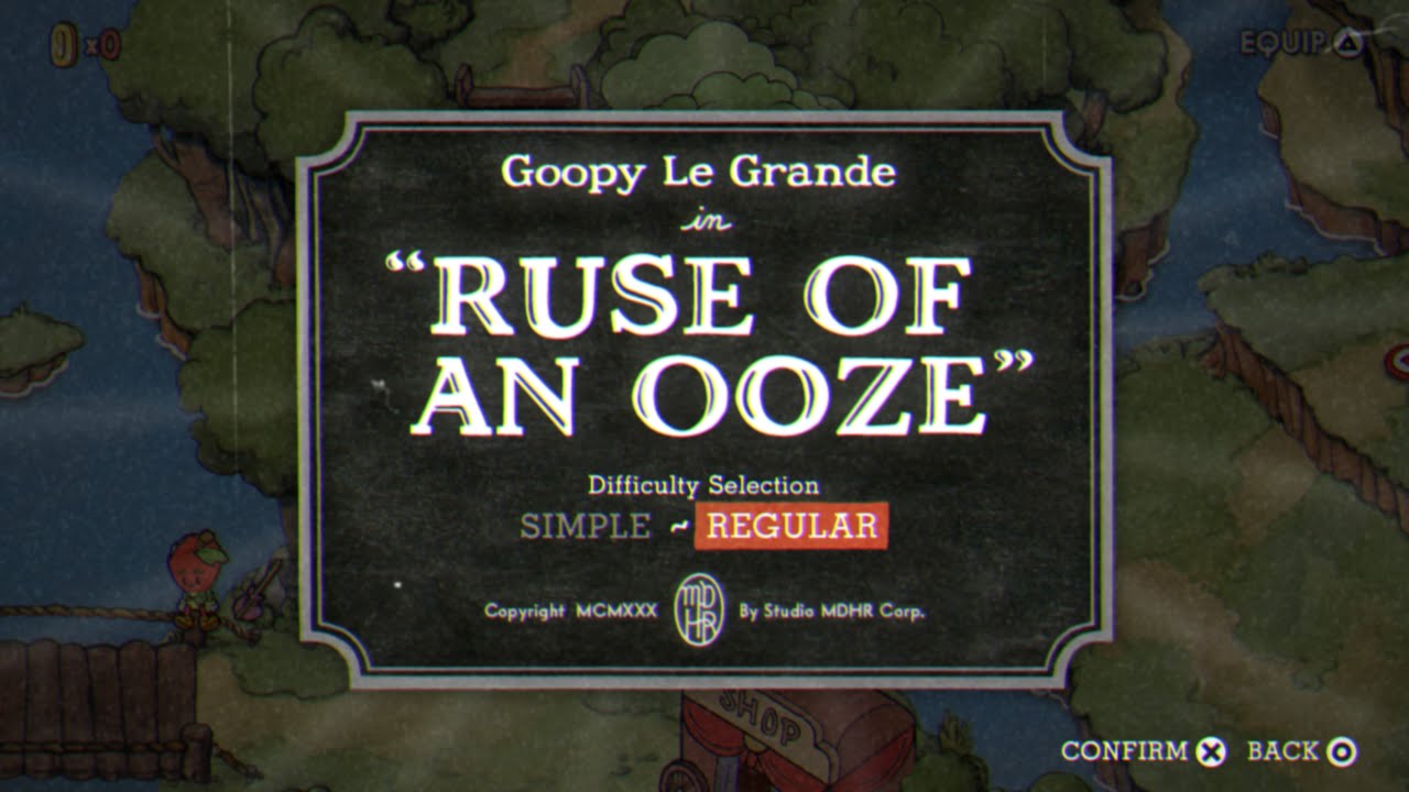 Ruse Of An Ooze (Boss) - Inkwell Isle 1 - Cuphead (PS4)
