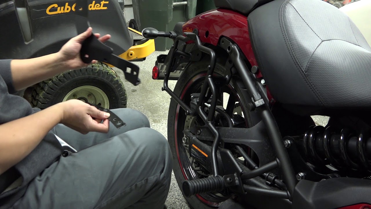 2017 Kawasaki Vulcan S - Mods Install - Luggage Rack, Backrest, Radiator Guard, Kriega OS Bags