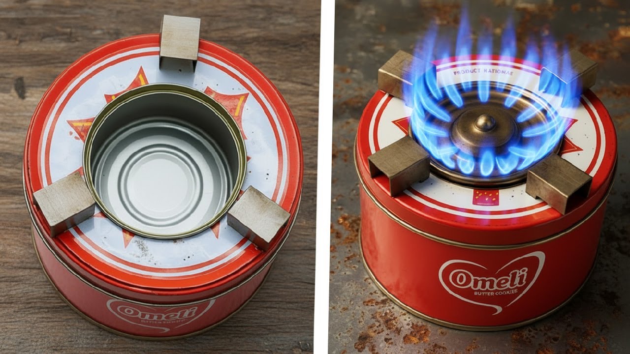 Нет электричества, нет газа! Самодельный обогреватель 3-в-1 из консервной банки &mdash; согрейтесь этой з