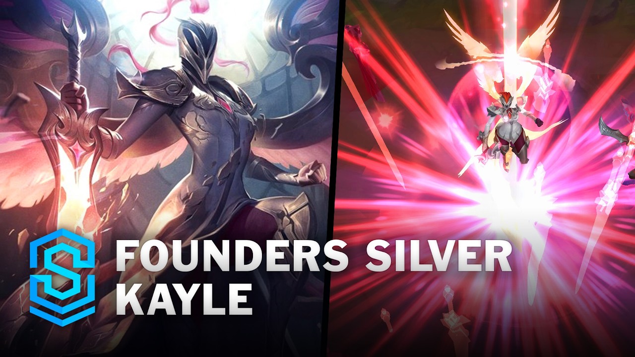 Founders Silver Kayle Skin Spotlight - Pre-Release - PBE Preview - League of Legends