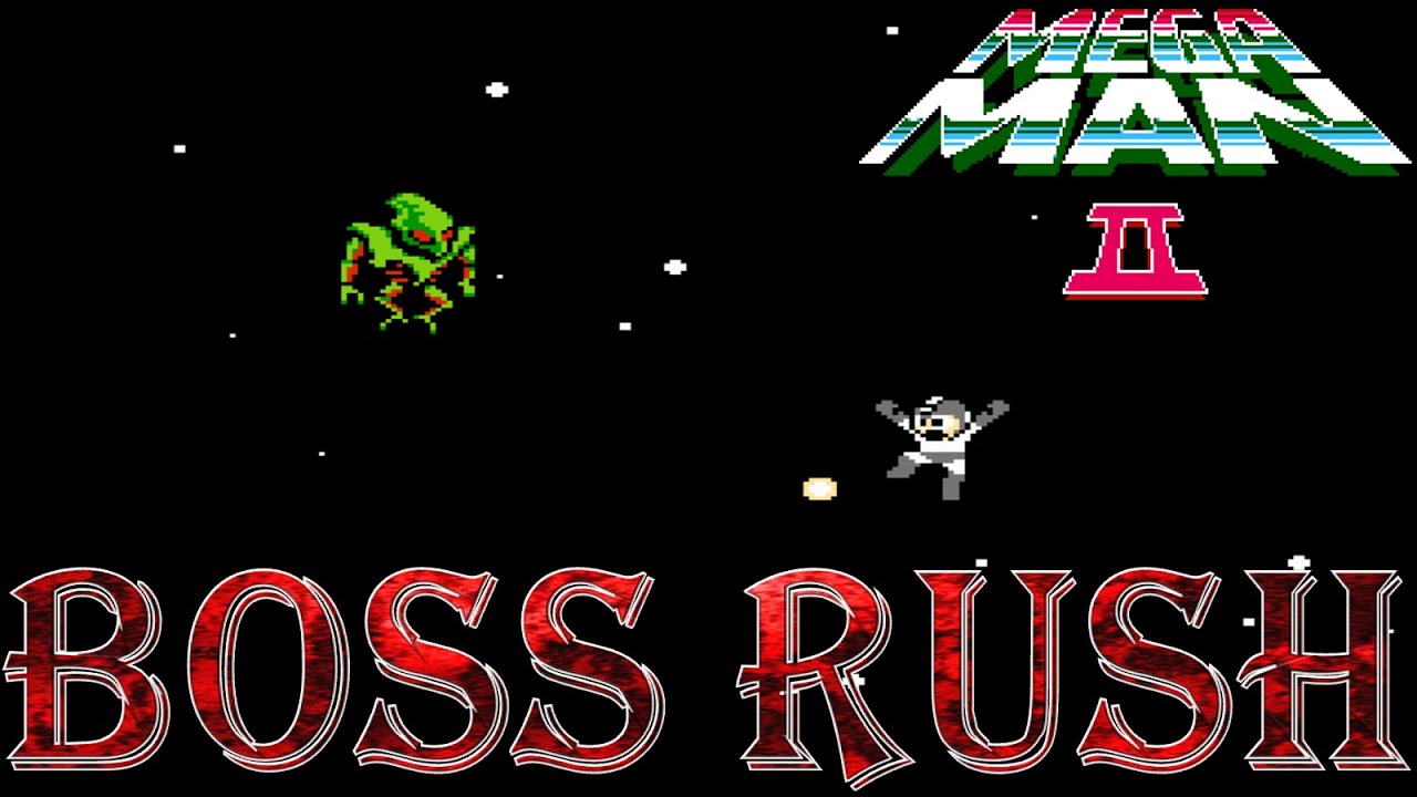 Mega Man 2 - Boss Rush (All Boss Fights, No Damage)