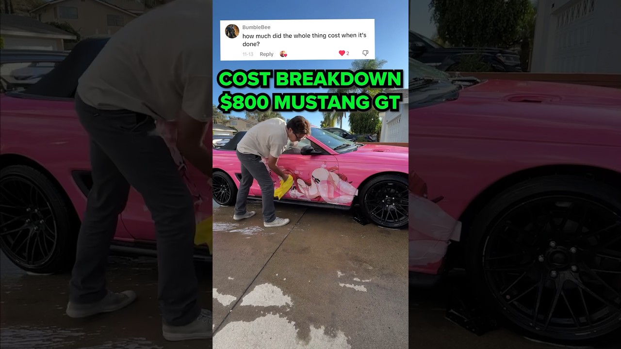 Анализ стоимости самого дешевого в мире Mustang GT