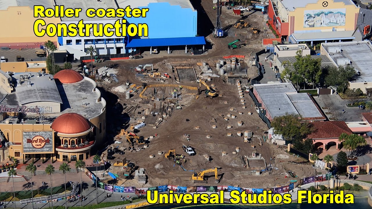 Fast and Furious coaster construction in Florida
