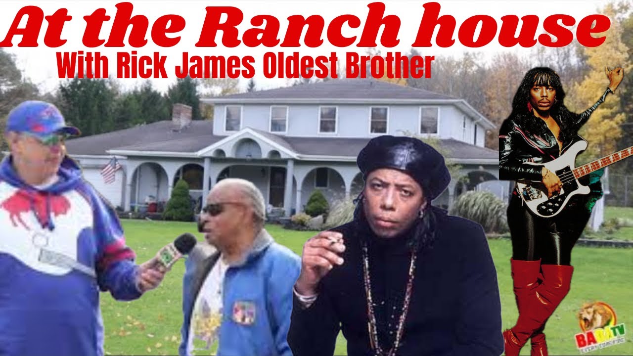 AT THE RANCH HOUSE OF RICK JAMES NEIGHBOR COMES OUT