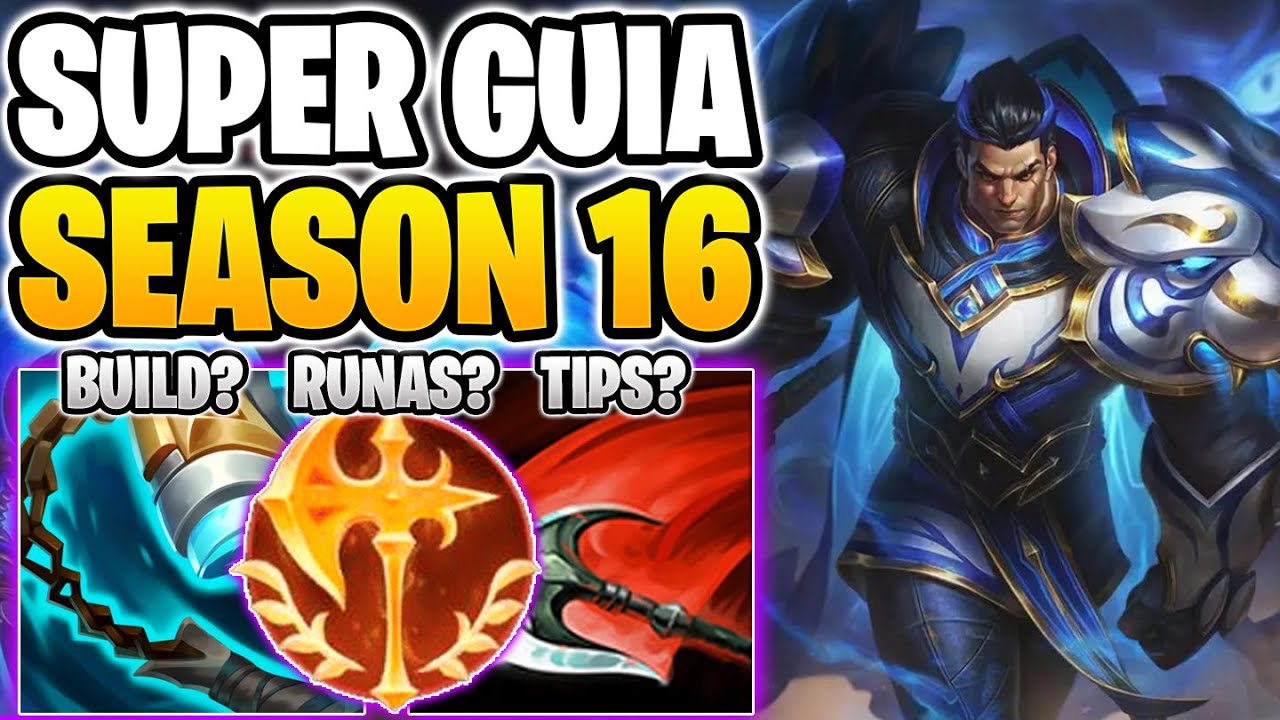 GUIA DE DARIUS SEASON 16 | COMO JUGAR DARIUS TOP FACIL Y RAPIDO | BUILD, RUNAS, CONSEJOS, TIPS Y MAS