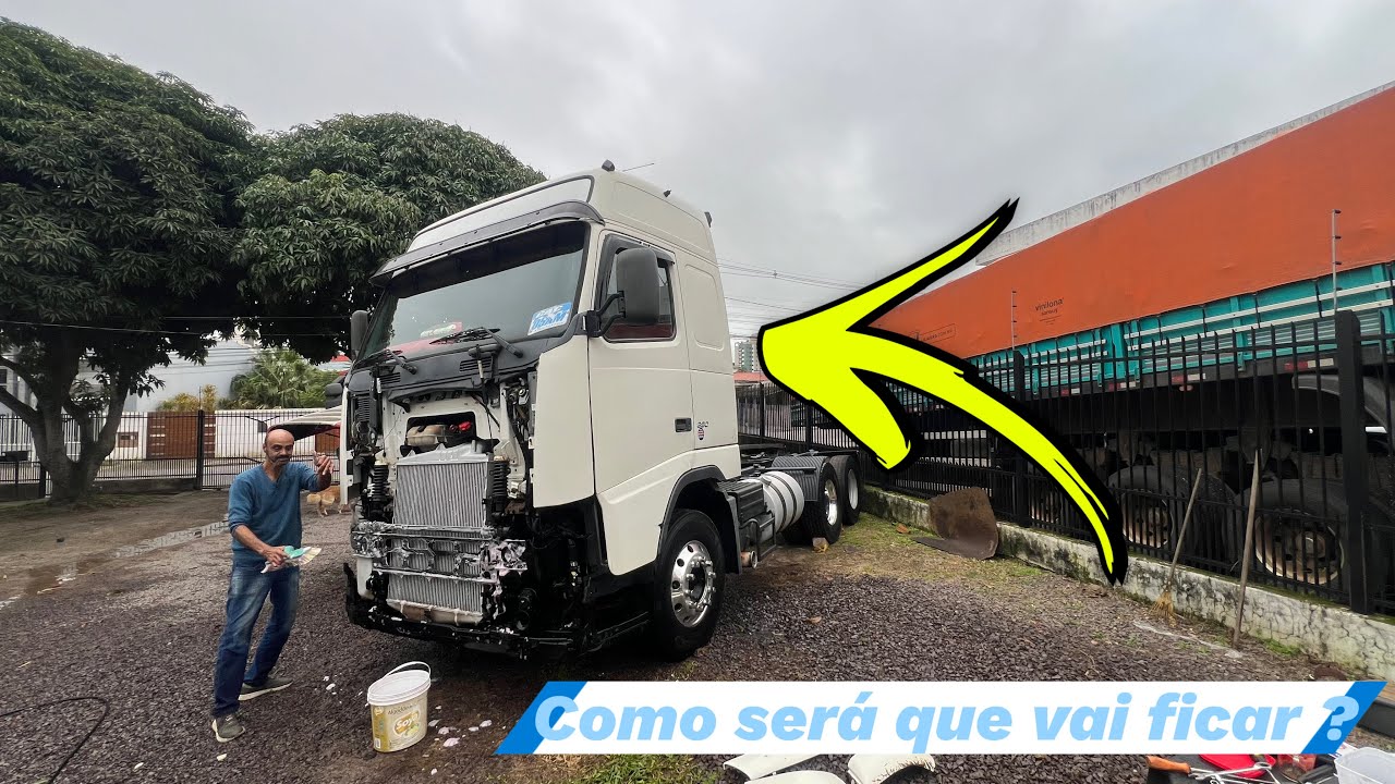JÁ VAMOS COMEÇAR NO VOLVO, VOU TROCAR TODA A FRENTE 🙏🏻