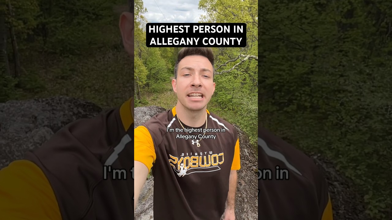 Im the highest person in Allegany County #maryland #high #allegany #county #highest