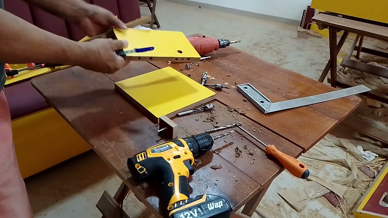 Colocação de Minifix sem Gabarito