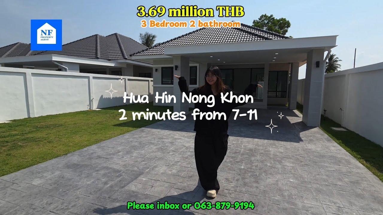 Modern Home for Sale – Monmai Area, Hua Hin 🌿 Price: 3,690,000 THB