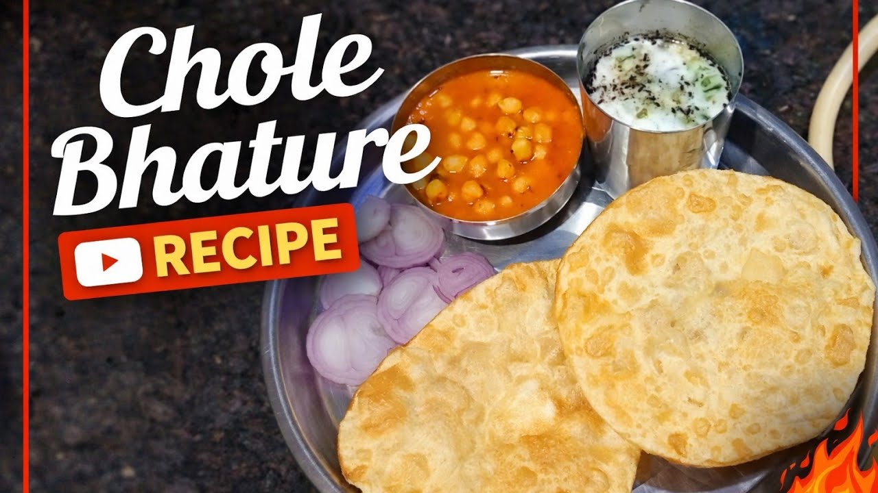 Easy Chole Bhature Recipe | Street Style Taste at Home 😋Homemade Chole Bhature Recipe | 