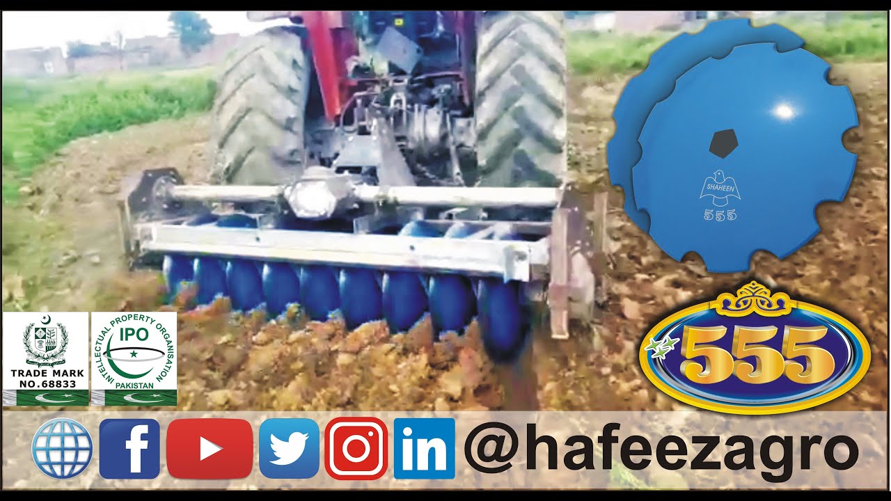 Disc Harrow Blades working Field || Manufacturer Disc Harrow By Hafeez Agro