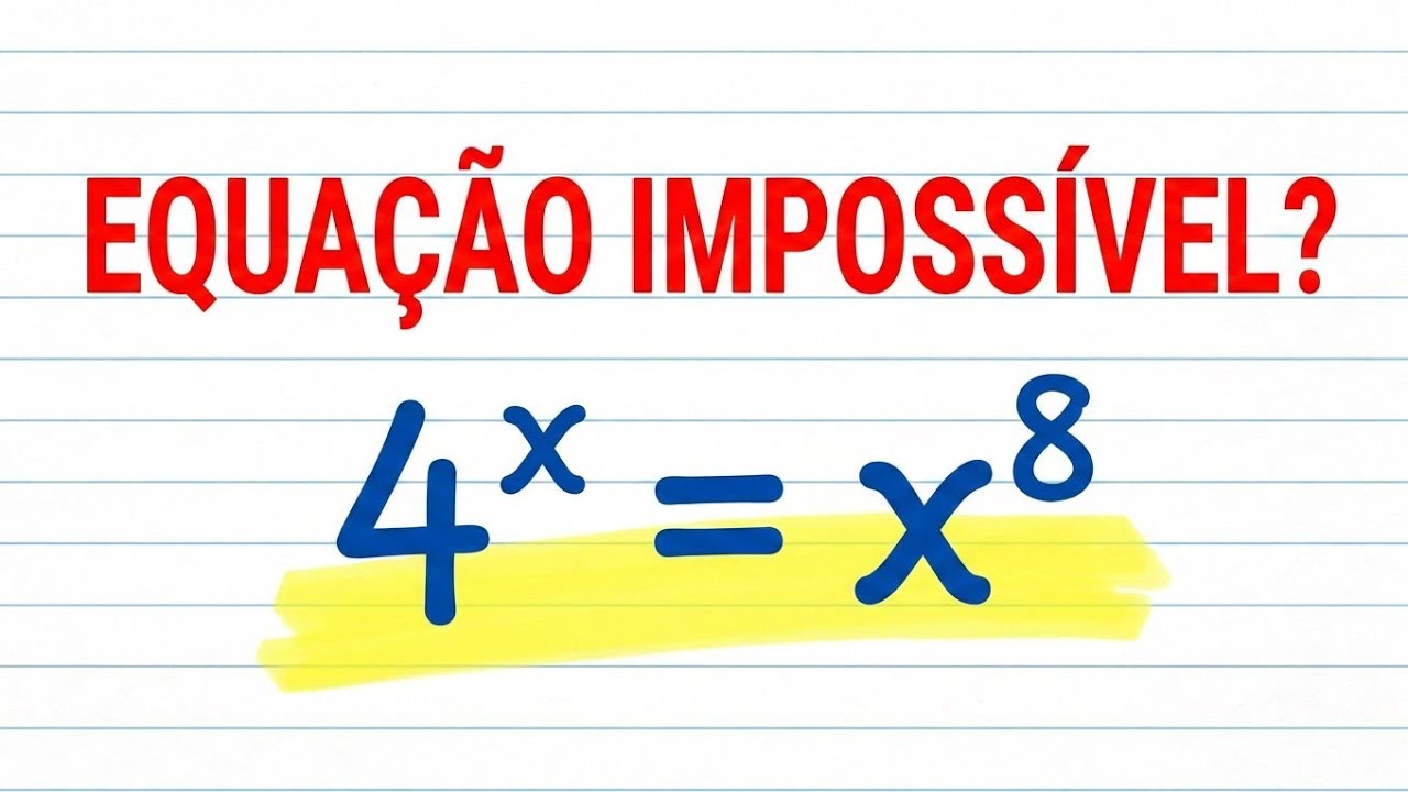 Nessa Equação Exponencial tem que Usar Artifício