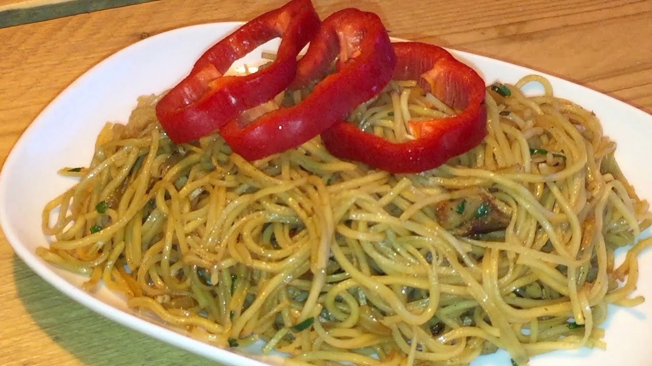 Mie met kip
