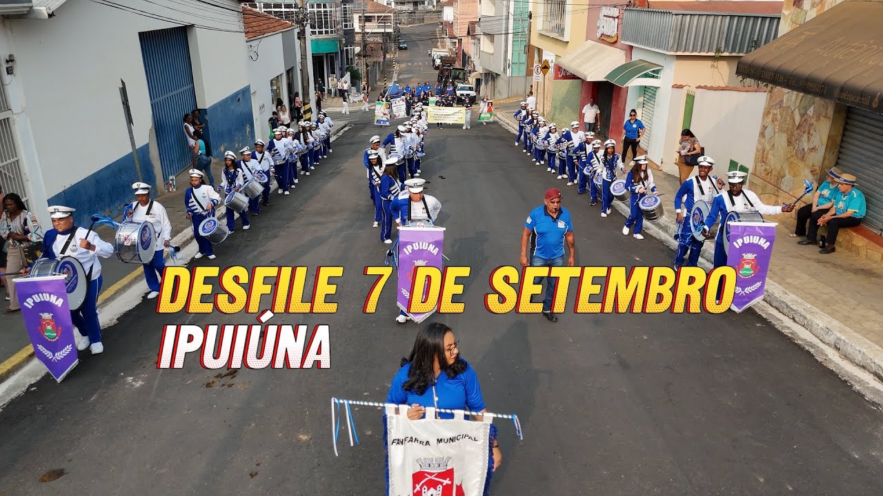 Desfile Cívico 7 de Setembro 2024 em Ipuiúna: Celeiro do Agro com Fanfarra, Escolas e Tradições