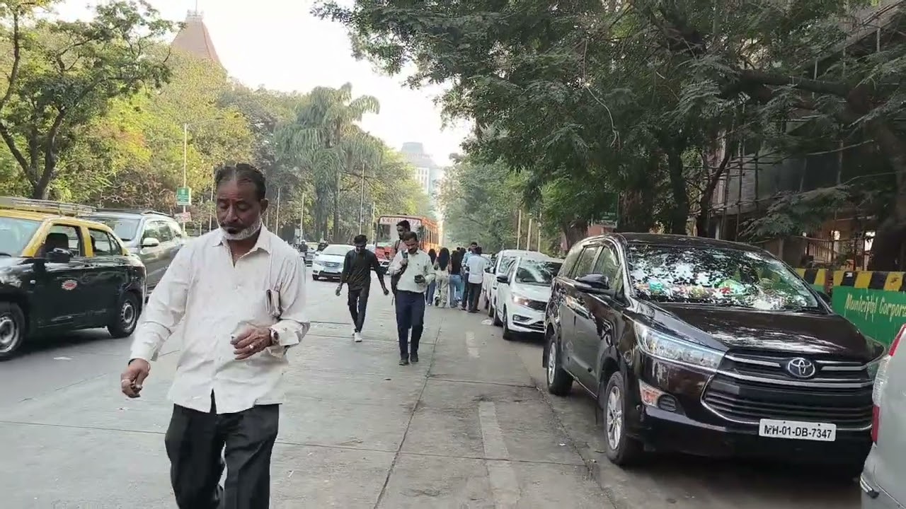 Churchgate to Marine Lines Evening Walk | Silent City Walk (No Music)