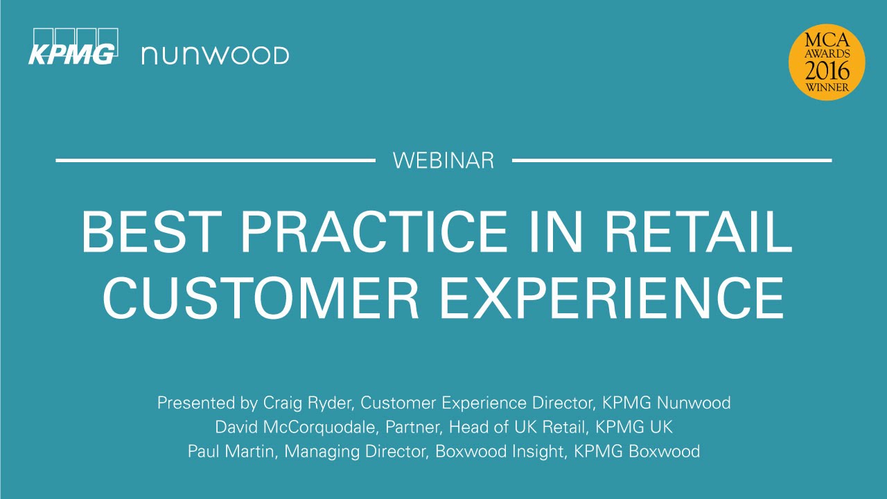 Best Practice in Retail Customer Experience