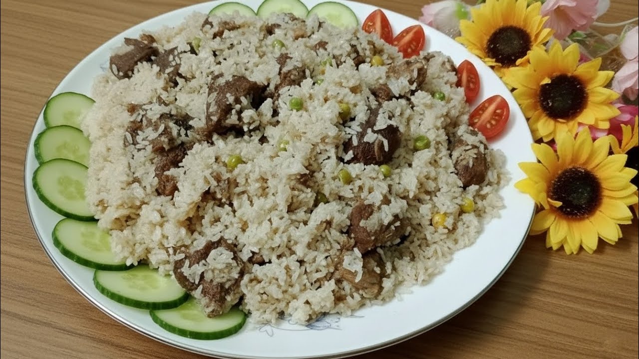 খুব সহজেই ঝটপট রান্না মটরশুঁটি দিয়ে বিফ বিরিয়ানি রেসিপি 🍲 || Flavorful Beef Biryani with Green Peas.