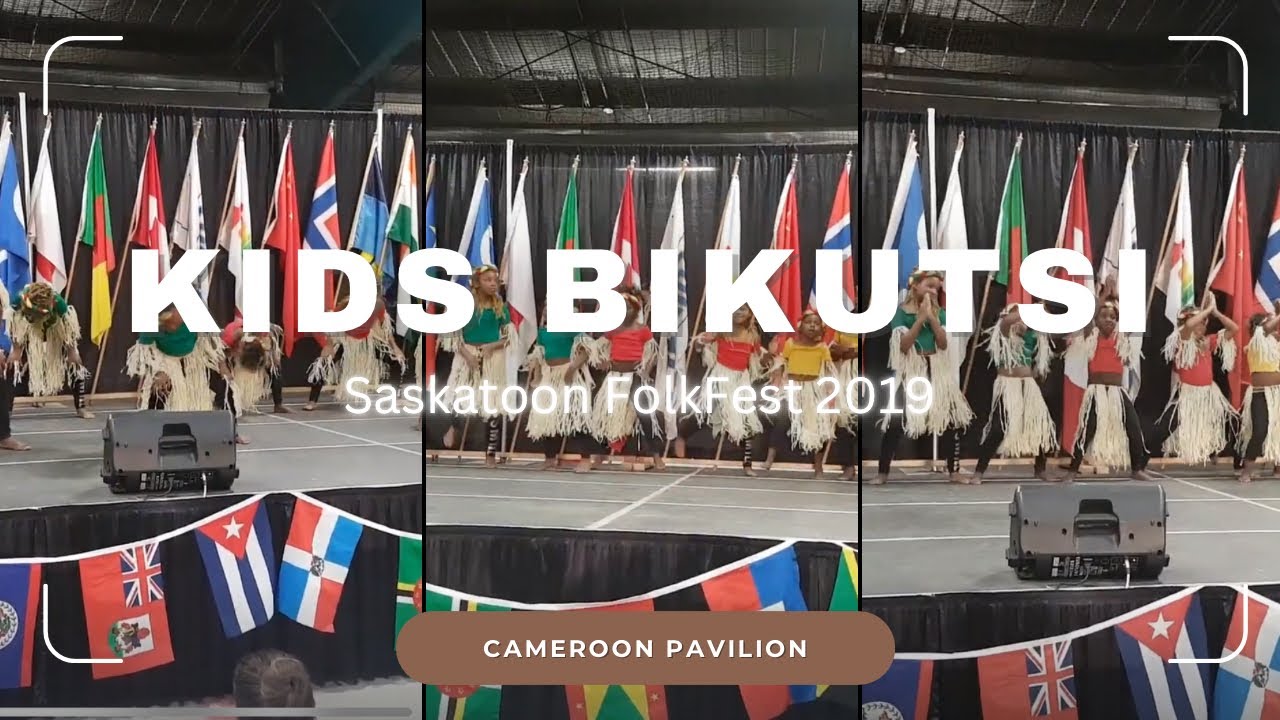 Saskatoon FolkFest 2019 ~ Children Bikutsi Dance