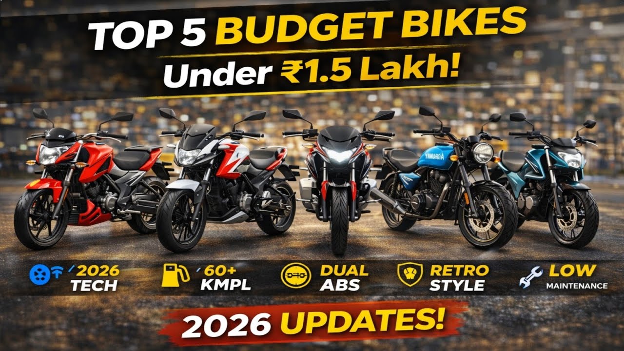 Top 5 Best Bikes Under 1.5 Lakh in 2026! | Which one should you buy?