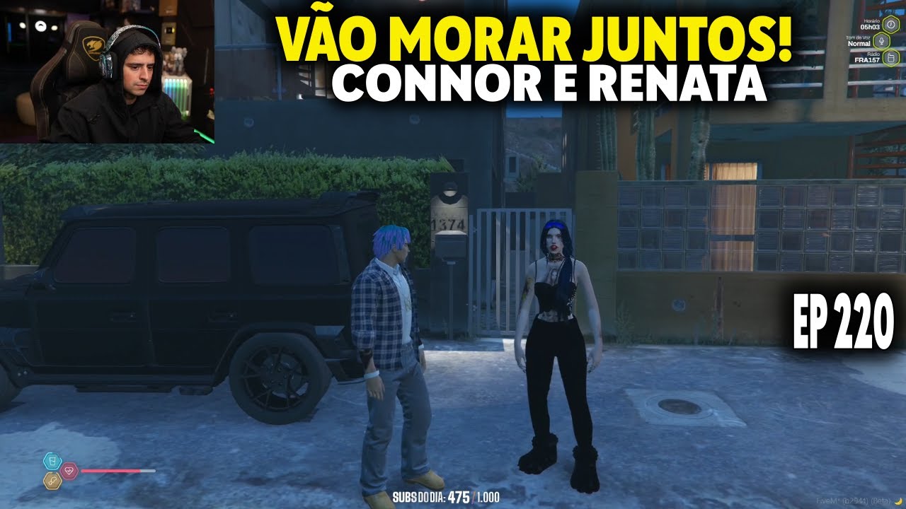 CONNOR VAI MORAR NA CASA DA RENATA! - EP 220