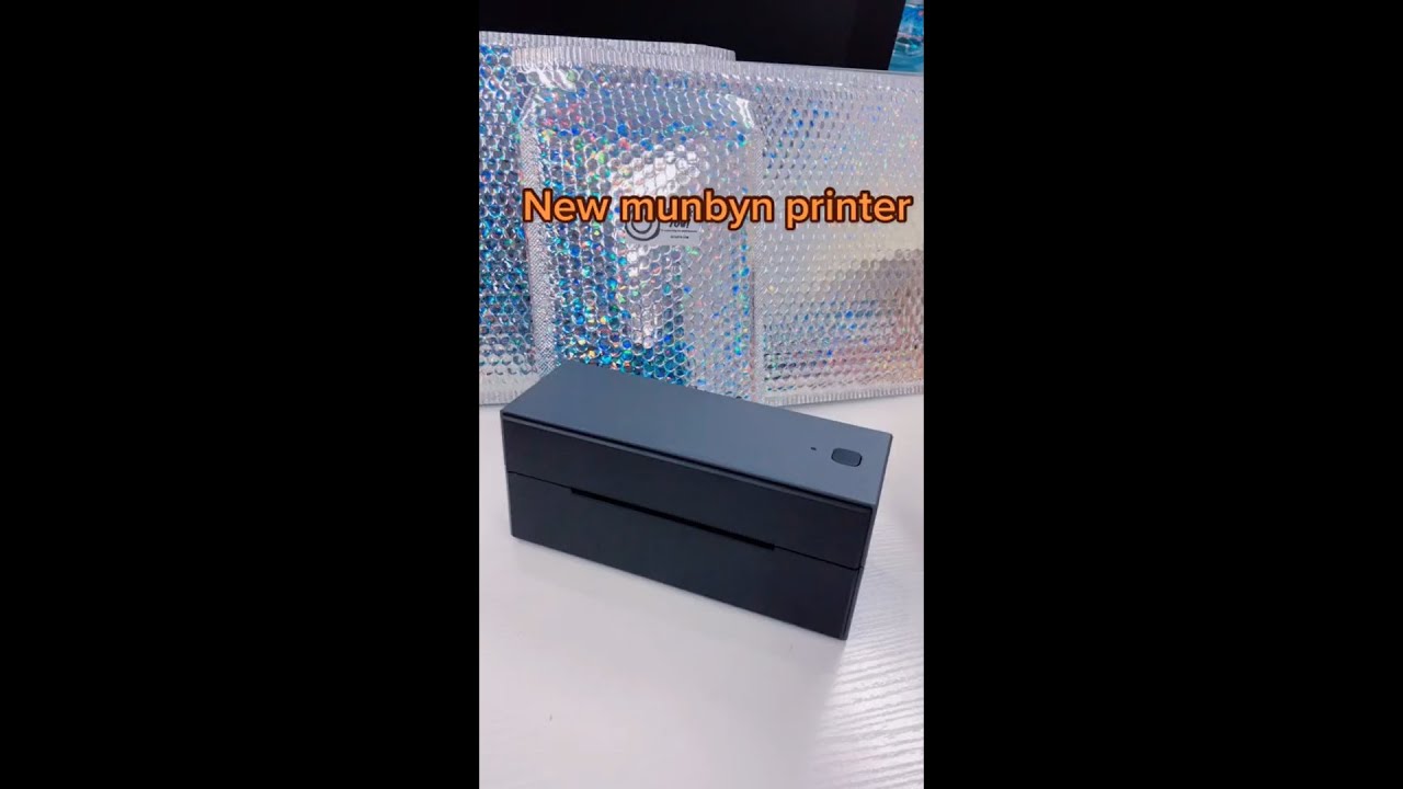 Fast & Easy Print Shipping Labels via iPad by using MUNBYN Bluetooth Thermal Label Printer ITPP129