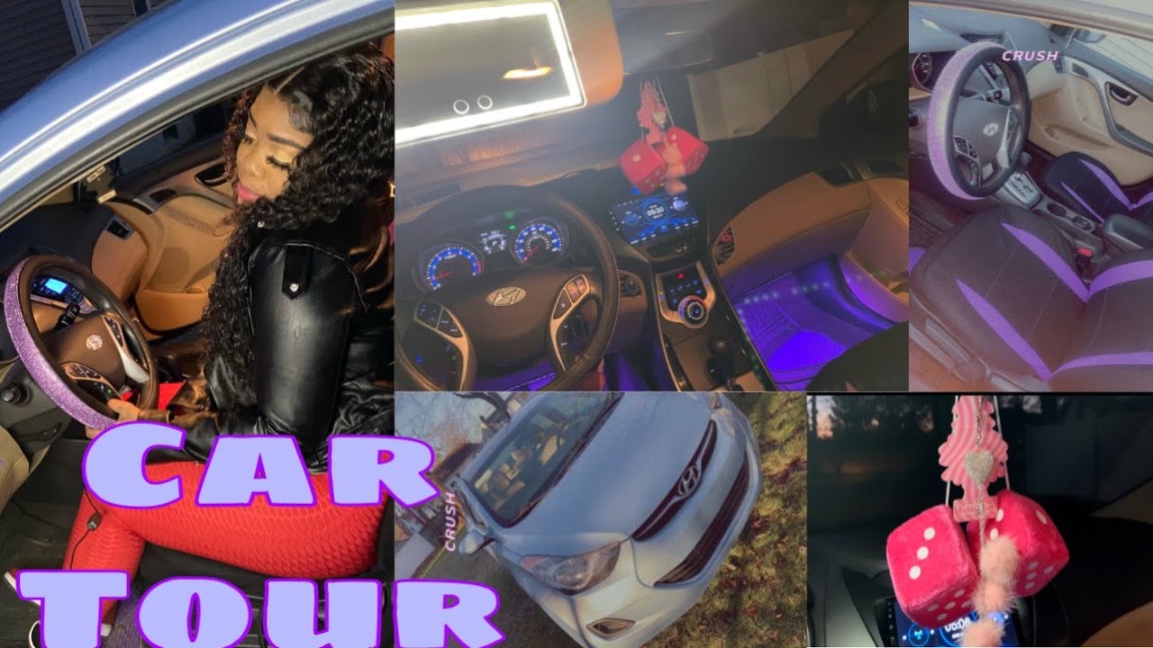 Tour My Car With Me + Hyundai Elantra Car Tour | My First Car!