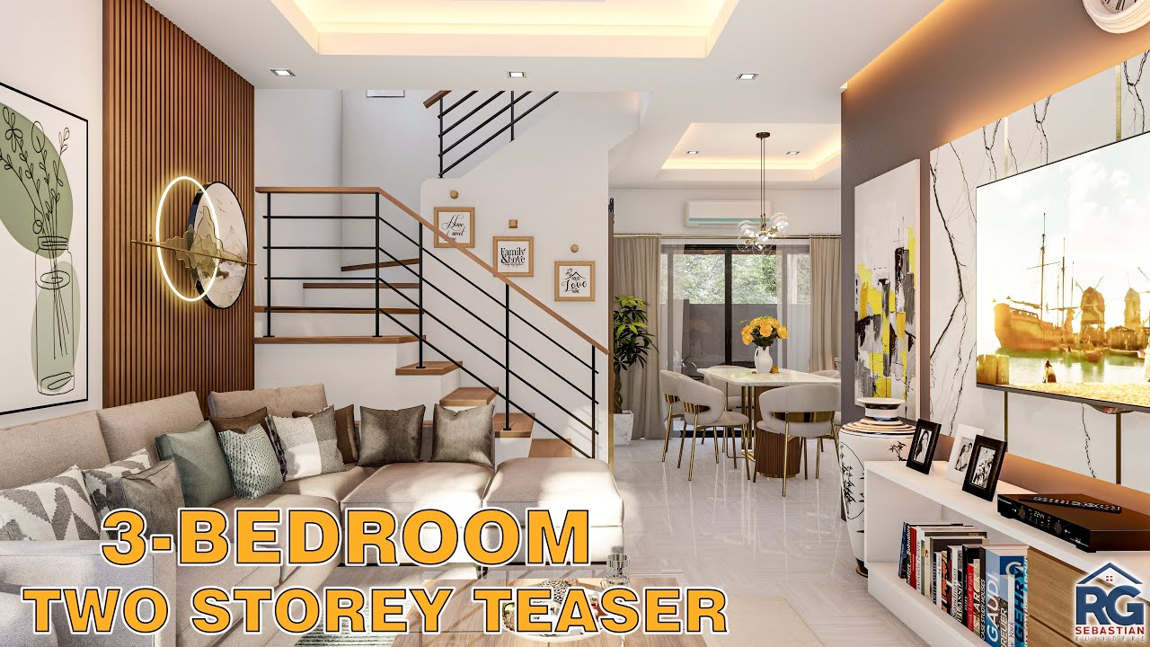 3- Bedroom Two Storey House Design Teaser no.16