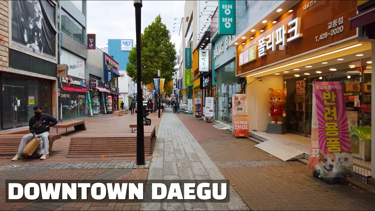 【Korea City Tour】 Daegu - Old alley in Downtown Area Walk 🚶‍♂️