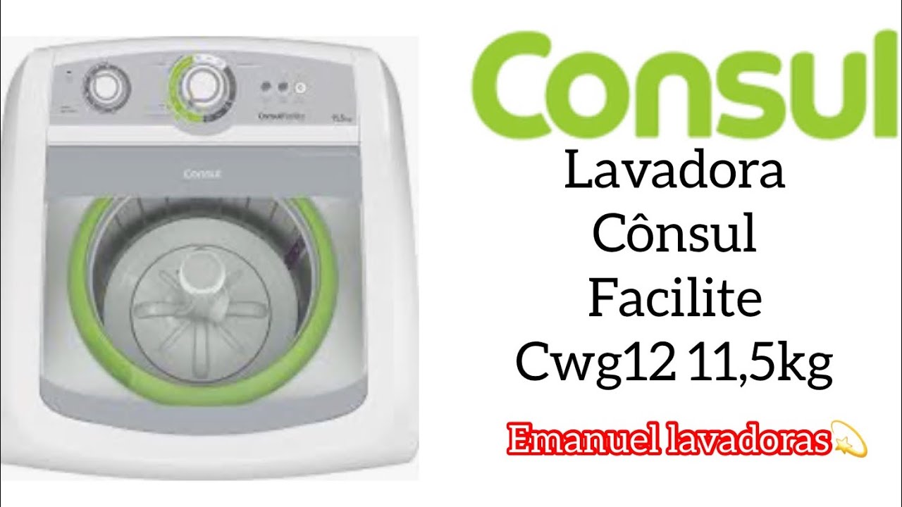 Lavadora Cônsul facilite 11,5kg CWG12