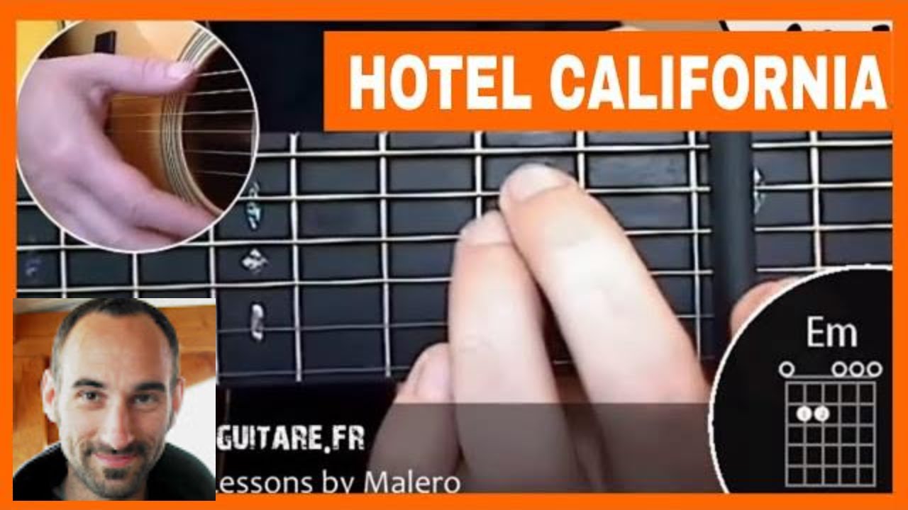 Eagles - Hotel California Intro Guitar Tutorial