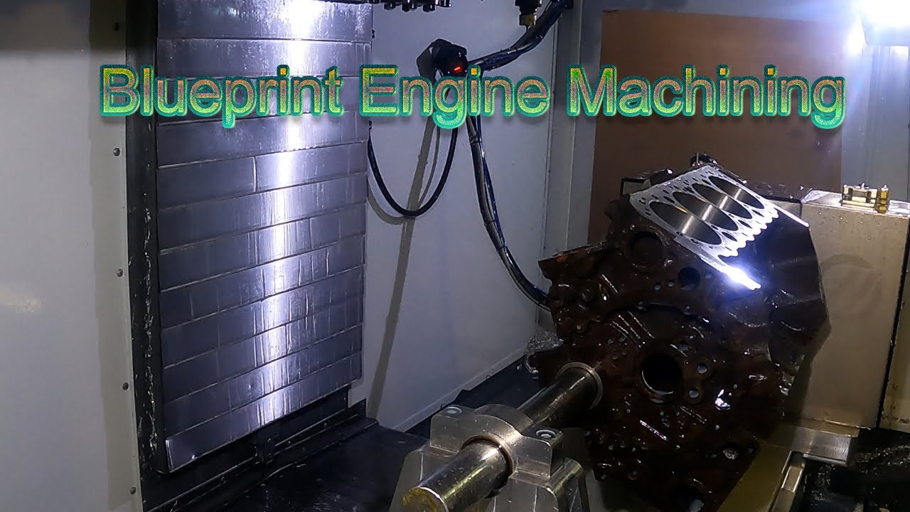 Machining a SBC Engine Block In Our HAAS CNC