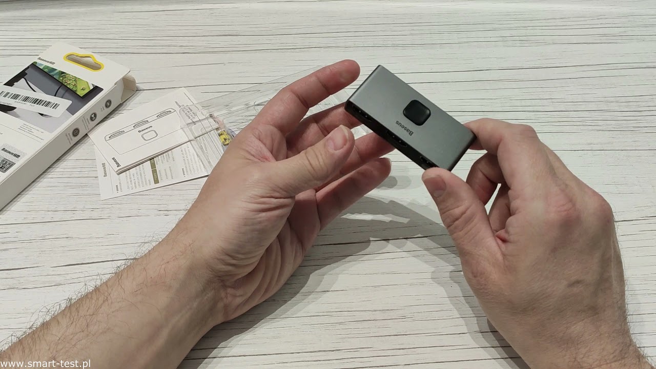 Splitter HDMI Baseus 4K - czyli jak szybko podłączyć dwa urządzenia do jednego gniazda HDMI