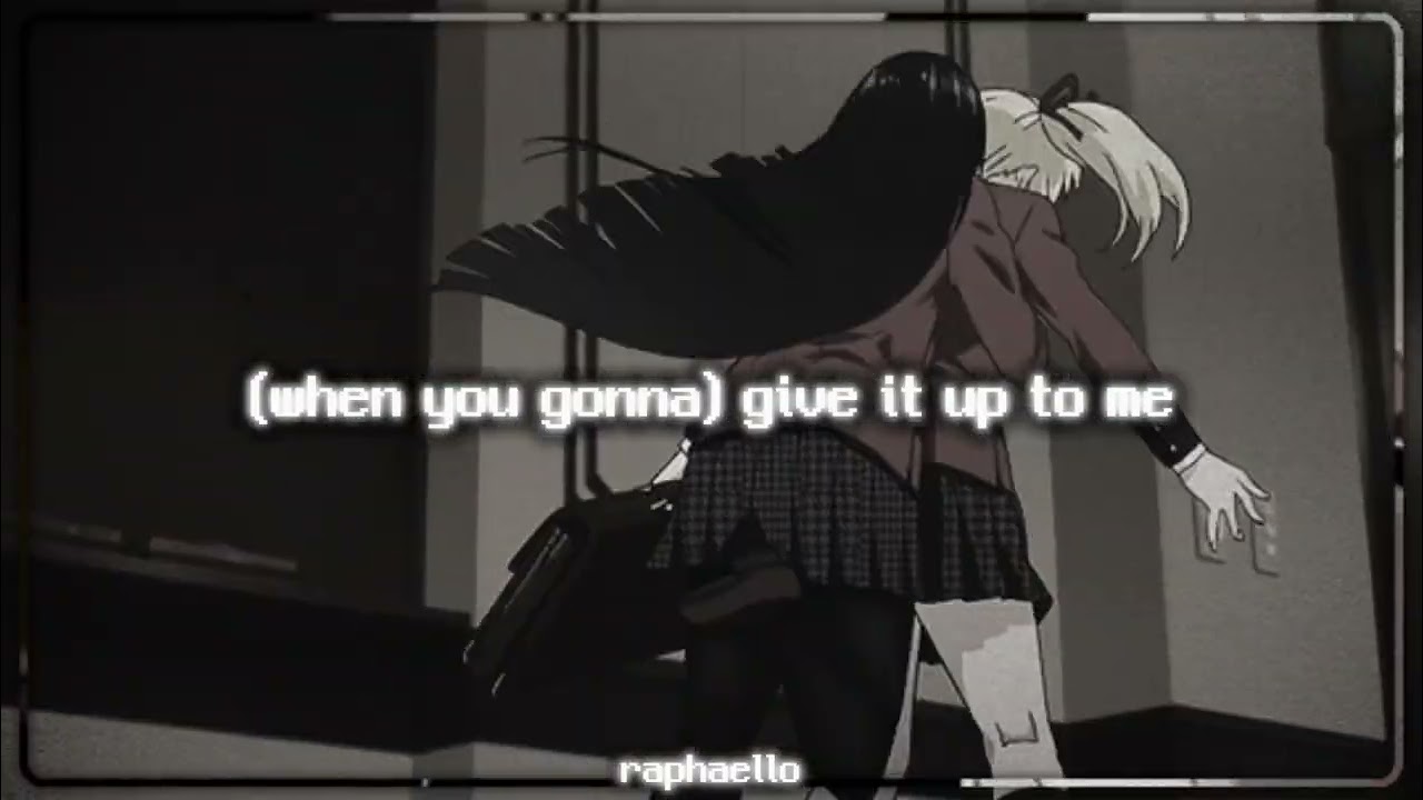 (when you gonna) give it up to me - keyshia cole & sean paul [slowed down + reverb]