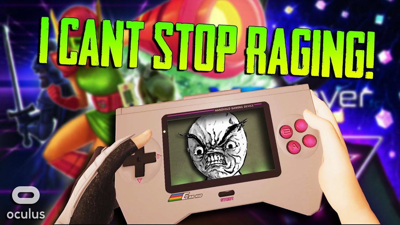 DESTROYING MY VIRTUAL GAMEBOY - PIXEL RIPPED VR OCULUS RIFT GAMEPLAY