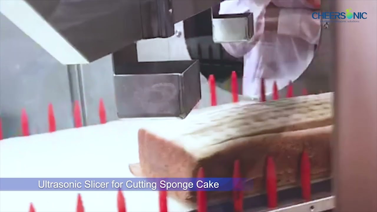 Ultrasonic Slicer for Cutting Sponge Cake - Cheersonic