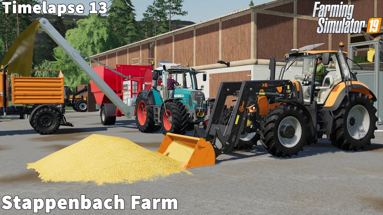 Making CCM, Feeding Animals, Canola Harvesting│Stappenbach│FS 19│Timelapse #12