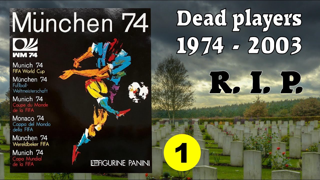 R.I.P. Dead football players in Panini Album 