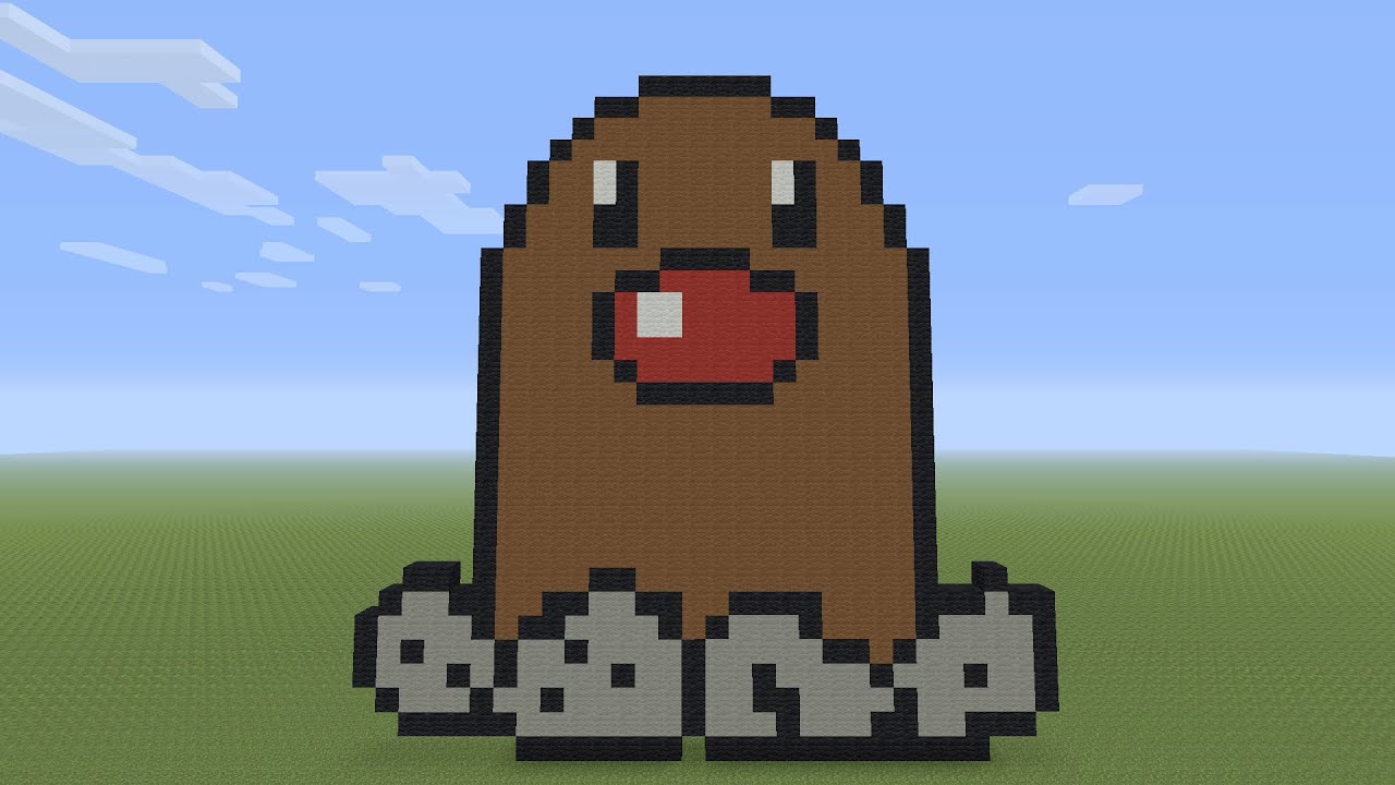 Minecraft Pixel Art - Diglett