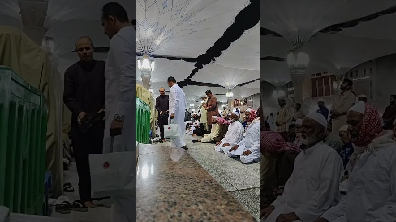 Beautiful view of Masjid Nabvi