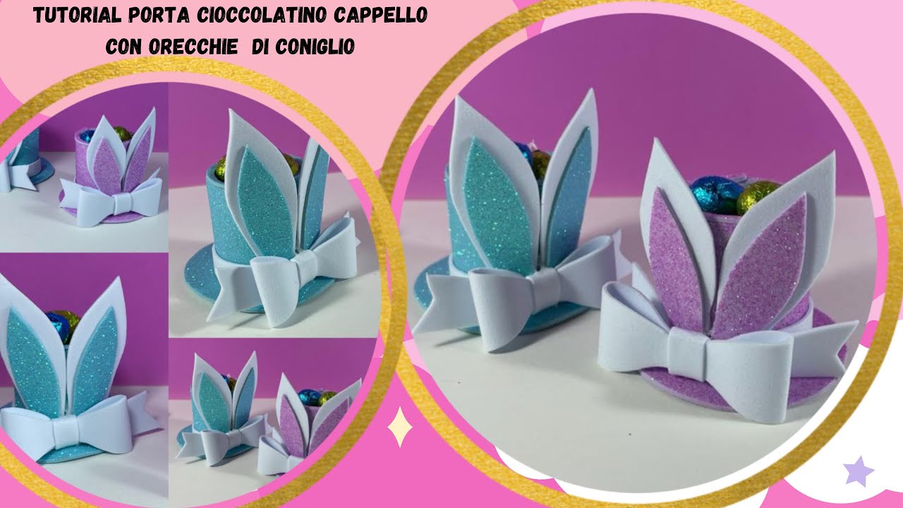 TUTORIAL CAPPELLO CON ORECCHIE DI CONIGLIO CON SORPRESA