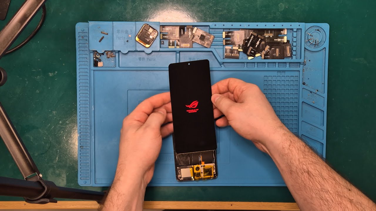 🔧Asus Rog Phone 8 Pro Glass replacement 4K video 📱😎 @Jerry Mobile